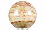 Colorful, Polished Barite, Quartz & Agate Sphere - Arizona #371250-1